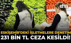 Eskişehir'deki İşletmelere Denetim: 231 Bin TL Ceza Kesildi!