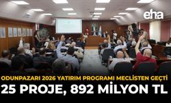 Odunpazarı 2026 Yatırım Programı Meclisten Geçti: 25 Proje, 892 Milyon TL