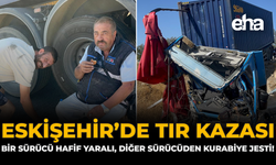 Eskişehir’de Tır Kazası: Bir Sürücü Hafif Yaralı, Diğer Sürücüden Kurabiye Jesti!