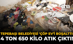 Tepebaşı Belediyesi ‘Çöp Ev’i Boşalttı: 4 Ton 650 Kilo Atık Çıktı!