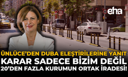 Ünlüce’den Duba Eleştirilerine Yanıt: Karar Sadece Bizim Değil, 20’den Fazla Kurumun Ortak İradesi!