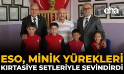 ESO, Minik Yürekleri Kırtasiye Setleriyle Sevindirdi