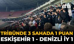Tribünde 3 Sahada 1 Puan: Eskişehir 1 - Denizli İY 1