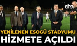 Yenilenen ESOGÜ Stadyumu Hizmete Açıldı