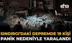 Sındırgı’daki Depremde 19 kişi Panik Nedeniyle Yaralandı
