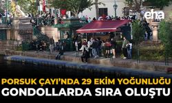 Porsuk Çayı’nda 29 Ekim Yoğunluğu: Gondollarda Sıra Oluştu