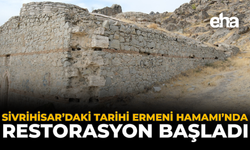 Sivrihisar’daki Tarihi Ermeni Hamamı’nda Restorasyon Başladı