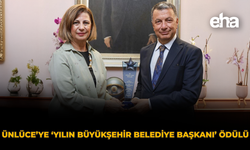 Ünlüce’ye ‘Yılın Büyükşehir Belediye Başkanı’ Ödülü