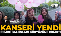 Kanseri Yendi, Pembe Balonları Gökyüzüne Bıraktı