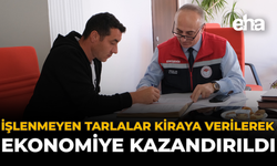 İşlenmeyen Tarlalar Kiraya Verilerek Ekonomiye Kazandırıldı