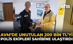 AVM’de Unutulan 200 Bin TL’yi Polis Ekipleri Sahibine Ulaştırdı