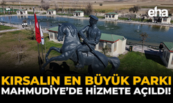 Kırsalın En Büyük Parkı Mahmudiye'de Hizmete Açıldı!