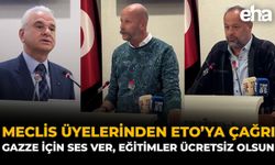 Meclis Üyelerinden ETO'ya Çağrı: Gazze İçin Ses Ver, Eğitimler Ücretsiz Olsun