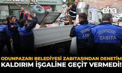 Odunpazarı Belediyesi Zabıtasından Denetim: Kaldırım İşgaline Geçit Vermedi!