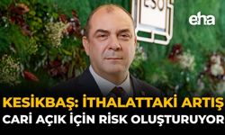 Kesikbaş: “İthalattaki Artış Cari Açık İçin Risk Oluşturuyor”