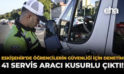Eskişehir'de Öğrencilerin Güvenliği İçin Denetim: 41 Servis Aracı Kusurlu Çıktı!