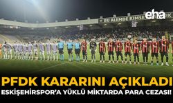 PFDK Kararını Açıkladı: Eskişehirspor'a Yüklü Miktarda Para Cezası!