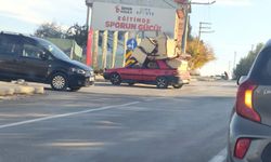 Eskişehir'de Otomobil Sürücüsü Trafiği Tehlikeye Attı!