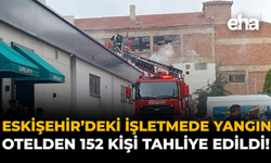 Eskişehir'deki İşletmede Yangın: Otelden 152 Kişi Tahliye Edildi!