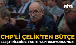 CHP’li Çelik’ten Bütçe Eleştirilerine Yanıt: Yaptırmıyorsunuz!