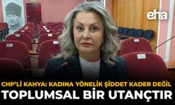 CHP’li Kahya: “Kadına Yönelik Şiddet Kader Değil, Toplumsal Bir Utançtır”