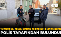 Yürüme Güçlüğü Çeken Simitçinin Motosikleti Polis Tarafından Bulundu!