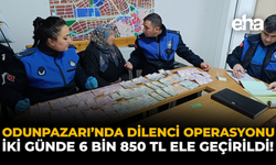 Odunpazarı’nda Dilenci Operasyonu: İki Günde 6 Bin 850 TL Ele Geçirildi!