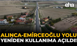 Alınca-Emirceoğlu Yolu Yeniden Kullanıma Açıldı!