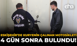 Eskişehir’de Kuryenin Çalınan Motosikleti 4 Gün Sonra Bulundu!