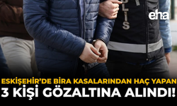 Eskişehir'de Bira Kasalarından Haç Yapan 3 Kişi Gözaltına Alındı!
