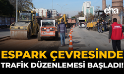 Espark Çevresinde Trafik Düzenlemesi Başladı!