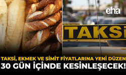 Taksi, Ekmek ve Simit Fiyatlarına Yeni Düzen: 30 Gün İçinde Kesinleşecek!