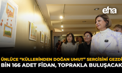Ünlüce, “Küllerinden Doğan Umut” Sergisini Gezdi: ""Bin 166 Adet Fidan, Toprakla Buluşacak"