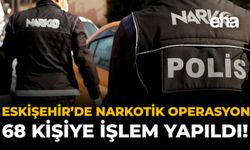Eskişehir'de Narkotik Operasyon: 68 Kişiye İşlem Yapıldı!