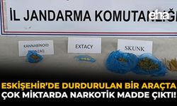 Eskişehir'de Durdurulan Bir Araçta Çok Miktarda Narkotik Madde Çıktı!