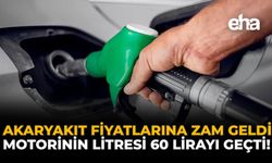 Akaryakıt Fiyatlarına Zam Geldi: Motorinin Litresi 60 Lirayı Geçti!