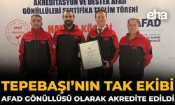 Tepebaşı’nın TAK Ekibi AFAD Gönüllüsü Olarak Akredite Edildi