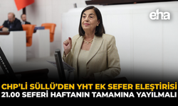 CHP’li Süllü’den YHT Ek Sefer Eleştirisi: “21.00 Seferi Haftanın Tamamına Yayılmalı”