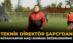 Teknik Direktör Şapcı'dan Kütahyaspor Maçı Sonrası Değerlendirme
