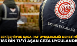 Eskişehir’de Kasa-Raf Uyuşmazlığı Denetimi: 183 Bin TL'yi Aşan Ceza Uygulandı!