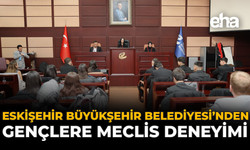 Eskişehir Büyükşehir Belediyesi’nden Gençlere Meclis Deneyimi