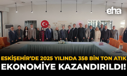 Eskişehir’de 2025 Yılında 358 Bin Ton Atık Ekonomiye Kazandırıldı!