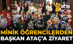 Minik Öğrencilerden Başkan Ataç'a Ziyaret