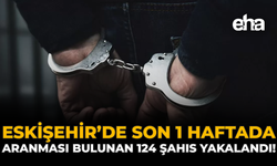 Eskişehir’de Son 1 Haftada Aranması Bulunan 124 Şahıs Yakalandı!