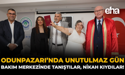 Odunpazarı’nda Unutulmaz Gün: Bakım Merkezinde Tanıştılar, Nikah Kıydılar!
