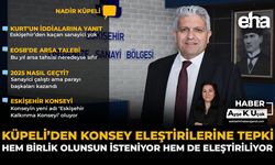Küpeli’den Konsey Eleştirilerine Tepki: Hem Birlik Olunsun İsteniyor Hem de Eleştiriliyor