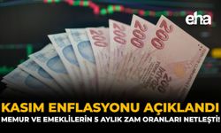 Kasım Enflasyonu Açıklandı: Memur ve Emeklilerin 5 Aylık Zam Oranları Netleşti!