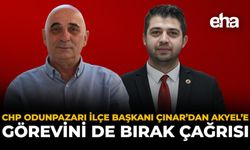 CHP Odunpazarı İlçe Başkanı Çınar'dan Akyel'e 'görevini' de bırak çağrısı