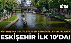 Kişi Başına Gelirde En Zengin İller Açıklandı: Eskişehir İlk 10’da!