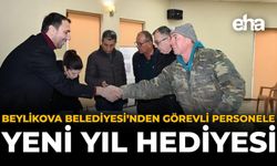 Beylikova Belediyesi'nden Görevli Personele Yeni Yıl Hediyesi